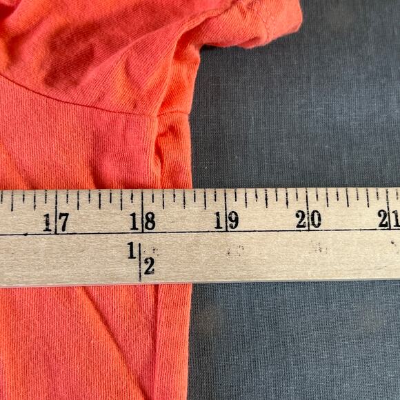 Life Is Good Crusher Lite Tee Shirt‎ Womens Medium Orange Keep It Simple Graphic - Picture 8 of 8